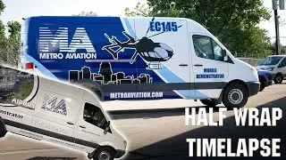 Sprinter Van Half Wrap Timelapse