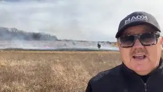 Live: Controlled (Presribed) Burn near Webb City