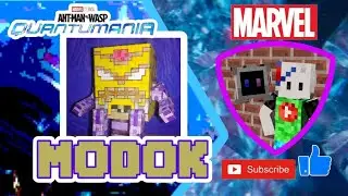 Como hacer a MODOK de Quantumania versi&oacute;n Minecraft de papel
