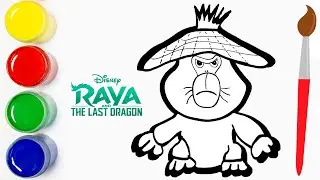 Very easy drawings - How to draw the ongis creatures stripe the last dragon disney - Cat color