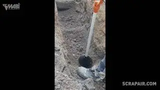 Pioche à air  SAF' DIG démo sur chantier
