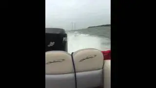Velocity 21.5 cloudy day Mercury 250hp Mad EFI