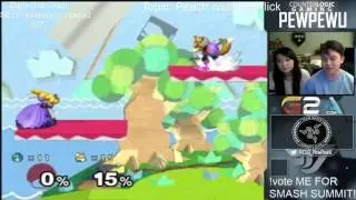 PewPewUniversity: Peach Wall Bomber (Wall Jump)