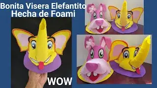 Visera de Elefante hecha de Foami