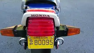 1983 Honda CX 650 TURBO: осмотр и запуск 23 января 2021 г.