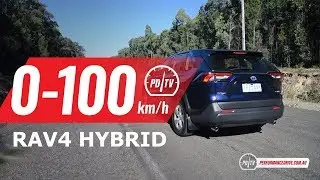 2019 Toyota RAV4 Hybrid 0-100km/h & engine sound