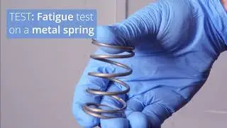 Fatigue test on a metal spring