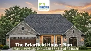 HPG-1625N - 3 Bed / 2 Bath Traditional Plan by House Plan Gallery