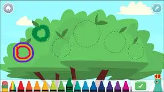 Babies and toddlers learning App. Shapes, Sizes, Colours, Pre-writing. Preschool, Earlylearning.