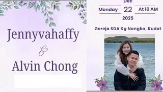 Alvin dan Affy | Upacara Perkahwinan 22 Disember 2025 #kahwin #wedding