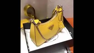 cute yellow bag #prada