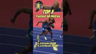 Top 5 Fastest 60m Sprinters Ever in Sprinting History!
