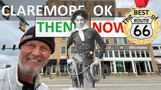 Best of Route 66 CLAREMORE OKLAHOMA, Then & Now, Will Rogers, Diners, Old Route 66