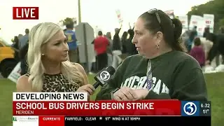 School bus drivers begin strike