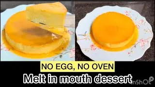 No Oven Eggless Caramel Pudding | Melt-in-Mouth Dessert | Easy Homemade Pudding