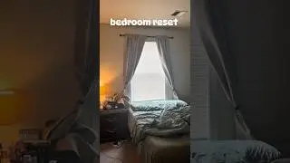 let&rsquo;s reset this bedroom #bedroomreset #resetwithme #sunday #clean #cleaning #reset