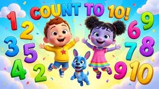 👉 Count to 10 with Actions! 🕺 Fun Number Song for Kids | Learn Numbers 1&ndash;10