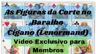 As Cartas da Corte no Baralho Cigano (Lenormand)