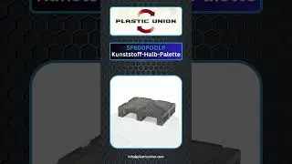 SF600POOLP -  Kunststoffpalette Halbpalette D&uuml;sseldorfer Alternative Poolpalette