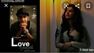 My dark love //sumedh mudgalkar // poetry short film 😍😍