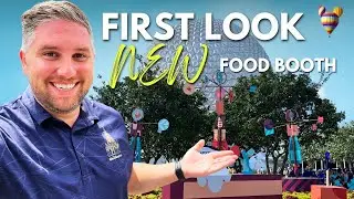 FIRST LOOK at 2025 Food & Wine Festival | NEW Food Booth at Epcot