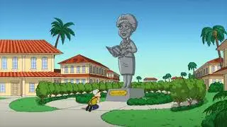 The Statue of Angela Lansbury - Family Guy