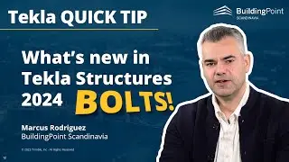 Tekla Structures QUICK TIP: Interactive BOLT creation with preview in Tekla 2024!