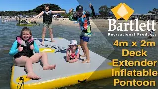 4Mx2M Deck Extender Inflatable Pontoon | Bartlett Recreational Products | Floating Dock | Australia