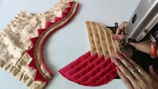 हर किसी को पसंद आ जाने वाला Blouse डिजाइन बनाना सीखें || amazing blouse design cutting and stitching