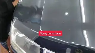 Testing Car Paint Sealant X spray by Color n Drive. Keeps car paint shinning like glass.