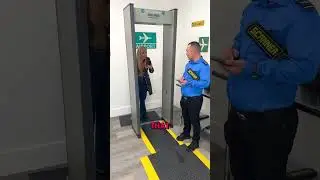 Как она прошла через металлоискатель 🛄