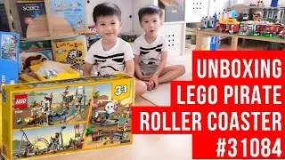 UNBOXING LEGO Creator 3in1 Pirate Roller Coaster #31084