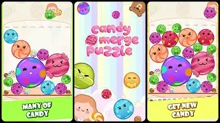 Candy Merge Puzzle: Candy Drop Game Android Gameplay