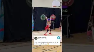 11 Year Old Girl Lifts 200+ Pounds!