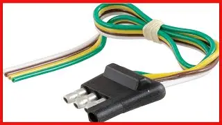 Reliable 4-Pin Trailer Wiring Plug for Easy, Durable Connections