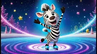 Zoomie Zebra&rsquo;s Roller Skate Party | Fun Zebra Song for Kids | Roller Skate Adventure Rhyme