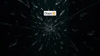 Glass breaking sound effect💥#glass #glassbreaking