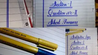 board exams paper pattern # 604 and 605marker headings #paper presentation #draw margin lines