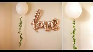 Cheap and easy valentine day photo backdrop