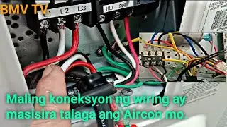 How to connect wiring of 5TR AC.