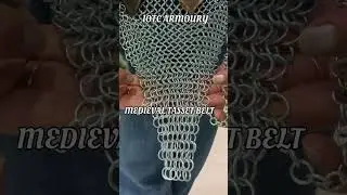 Medieval Knight Chainmail Tasset Waist Armor-Female Fantasy Tasset Belt Body Armor