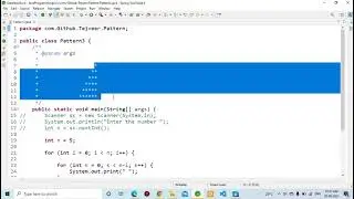 (03) Right triangle Pattern in Java