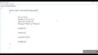 Generic Methods in java | Java Generics Tutorial | What is Generics in Java