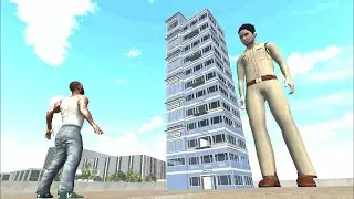 Franklin's JCB Rampage in Indian Bike Driving 3D | Slender Knockdown & Police Fight! 🔥