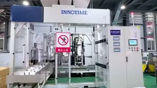 INNOTIME Full Automatic Valve Bagging Machine, with Robot Bag Applicator