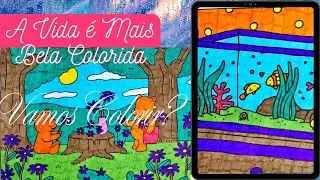 Coloreando o dia está ao vivo!