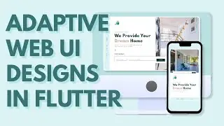Adaptive UI Designs in FLUTTER | WEB | Simple | UI