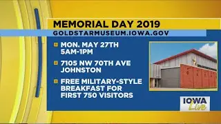 Visit the Iowa Gold Star Military Museum on Memorial Day