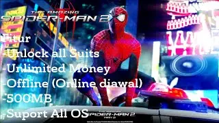 The Amazing Spiderman 2 Mod Apk Unlimited Money, unlock All Suits, Suport All Os
