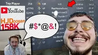 'Post Malone' called me this LIVE on his STREAM... (COD WW2)